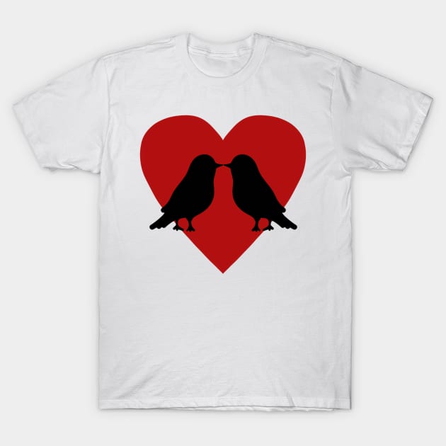 Love birds T-Shirt by KaisPrints